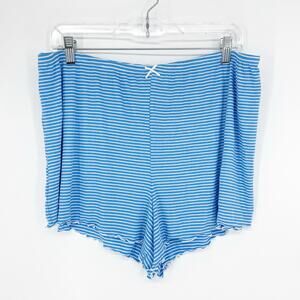 Colsie Stripe Lounge Shorts Size Large